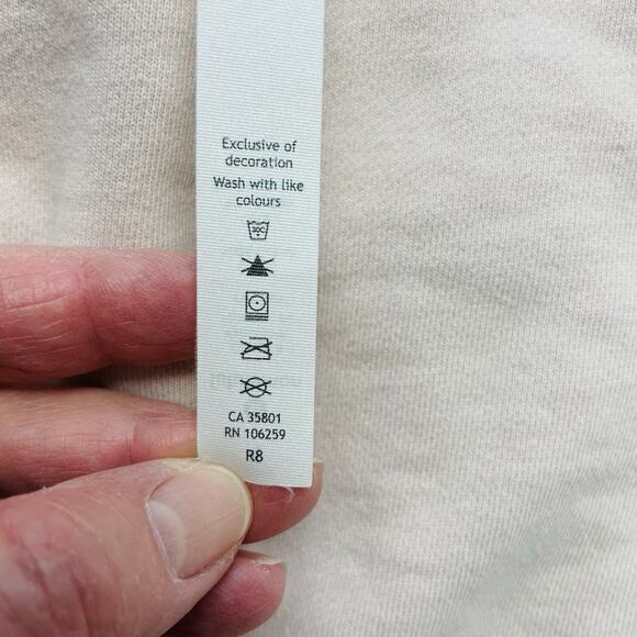 Lululemon Softstreme Perfectly Oversized Cropped Sweatshirt Womens 4 Blush Crew - Picture 4 of 9